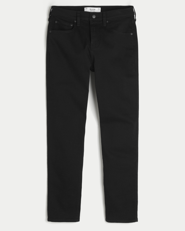 Black No Fade Athletic Skinny Jeans