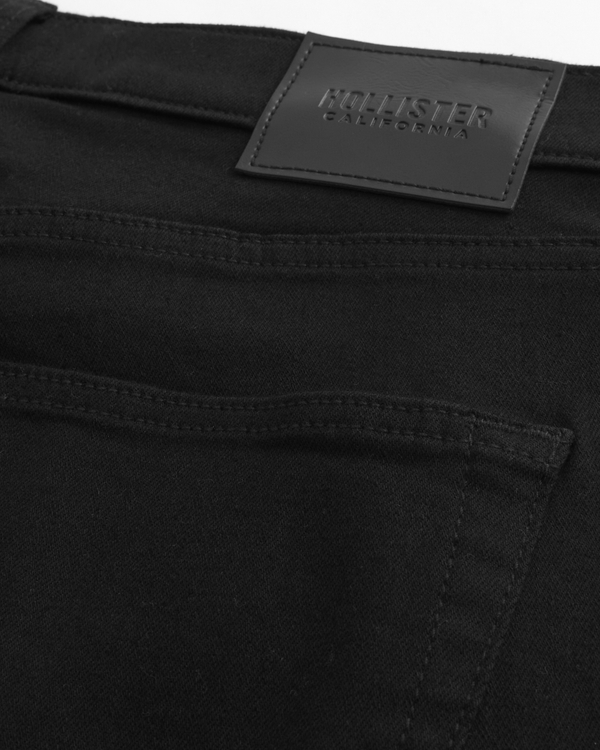 Black No Fade Athletic Skinny Jeans