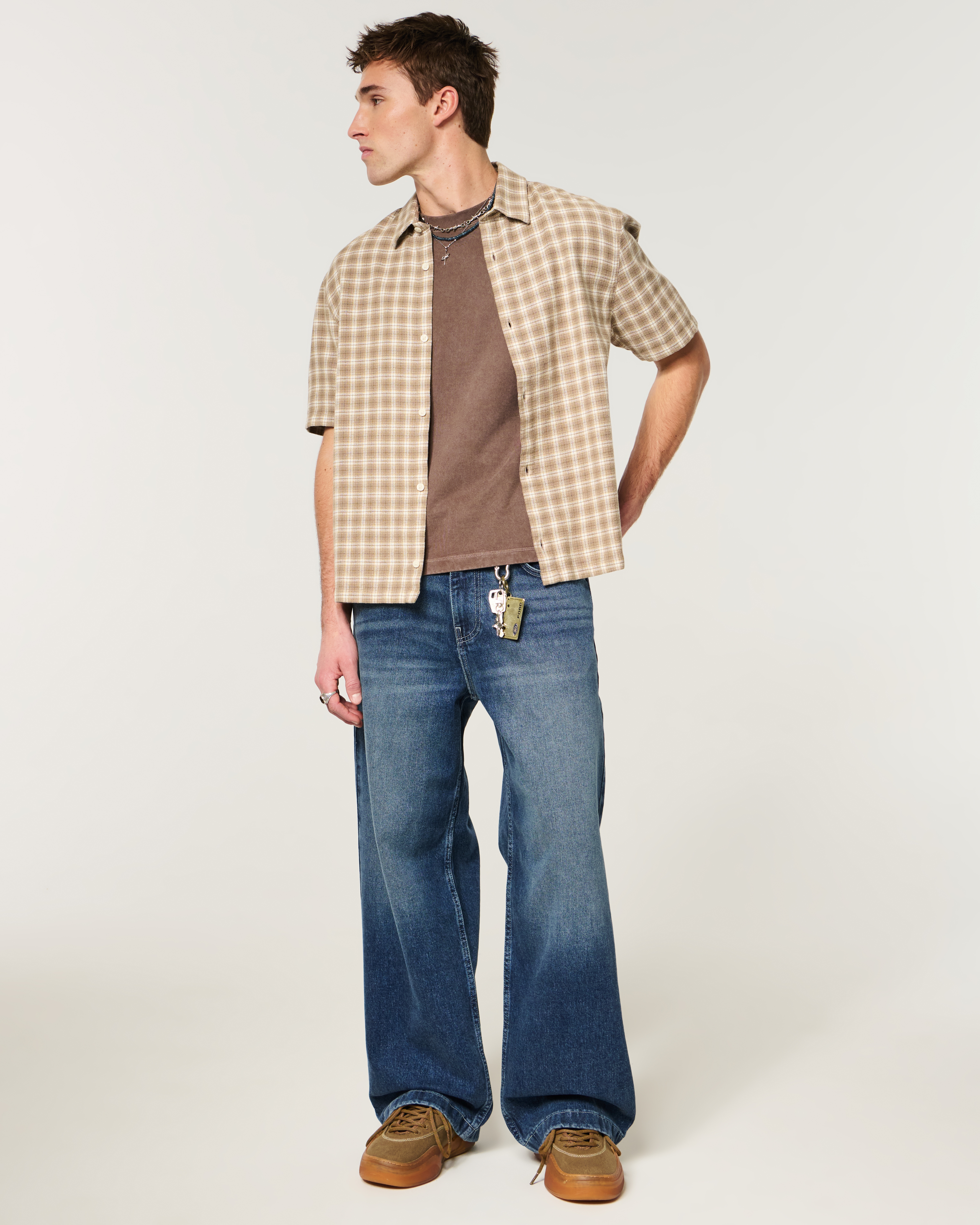 Dark Wash Super Baggy Jeans