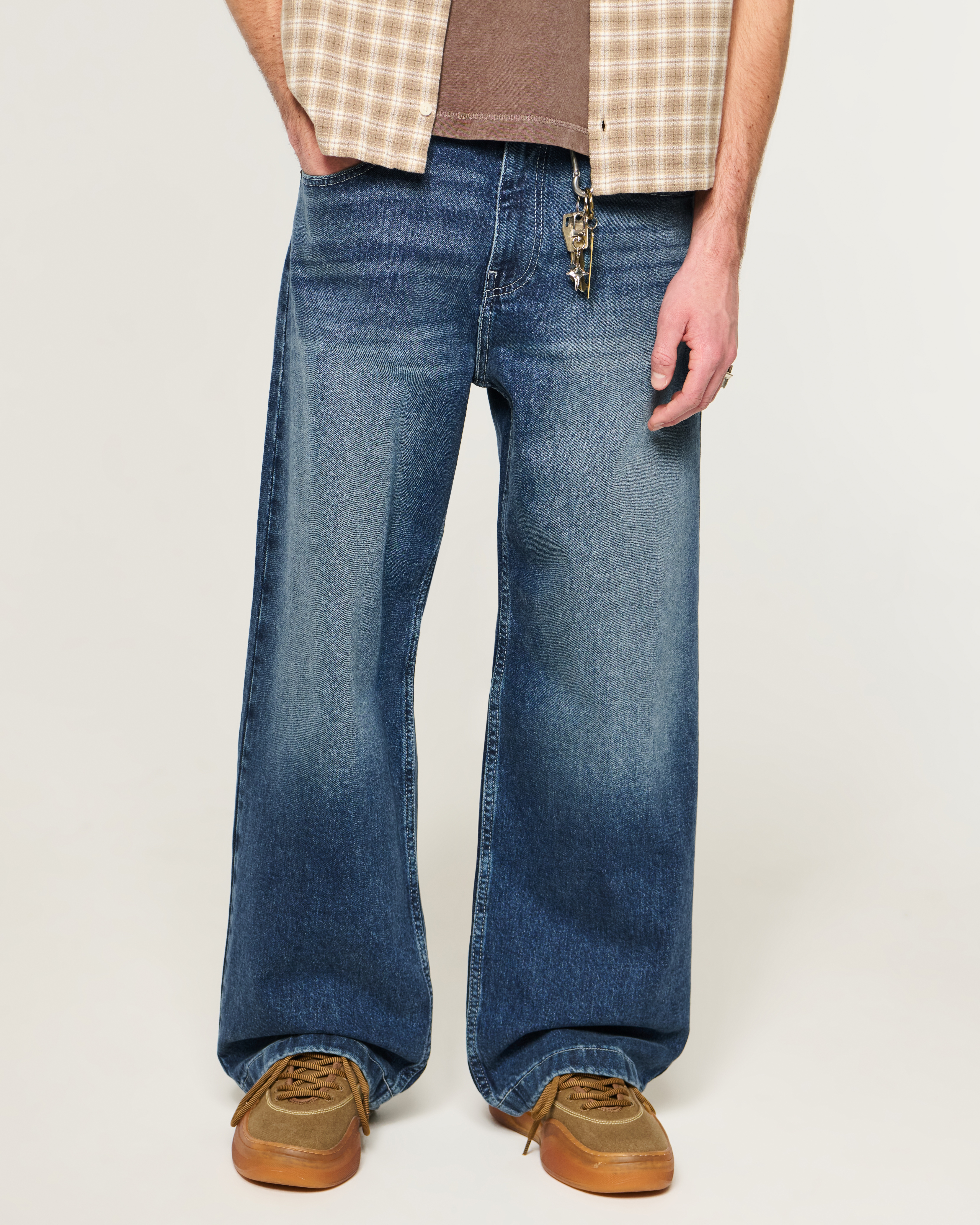 Dark Wash Super Baggy Jeans