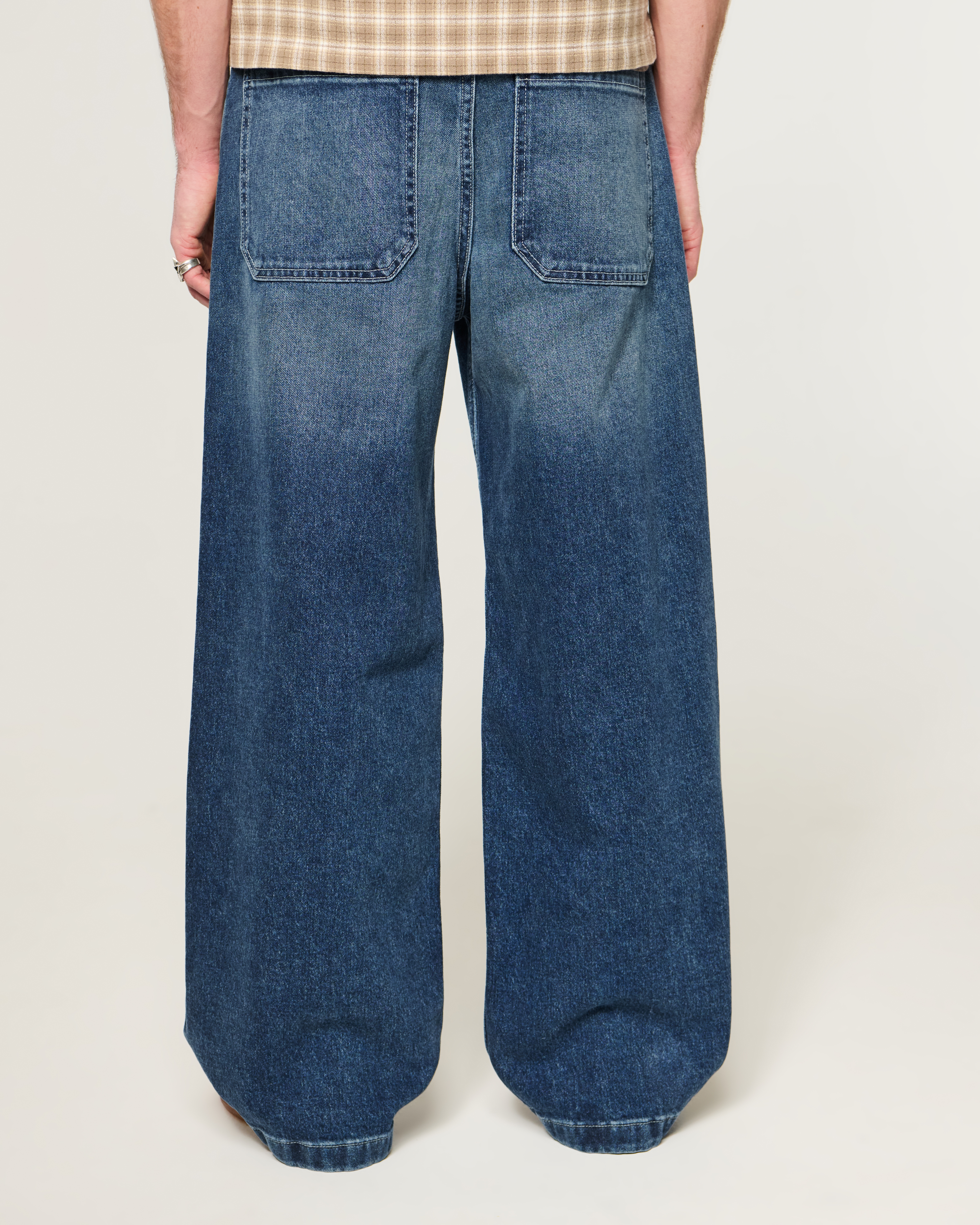 Dark Wash Super Baggy Jeans