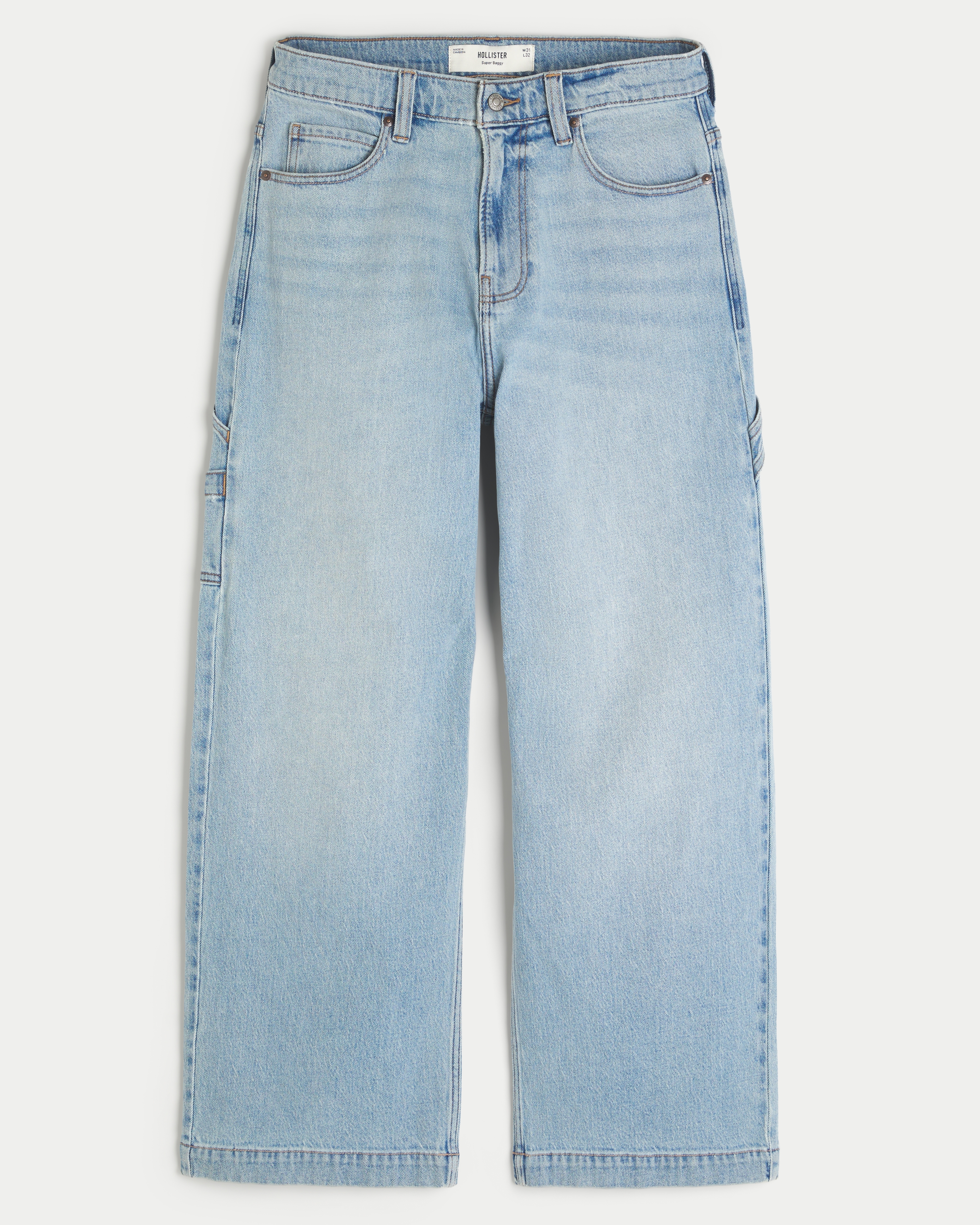 Light Wash Super Baggy Painter Jeans