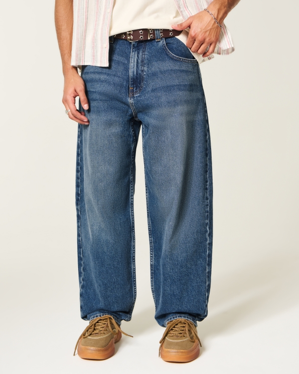 Dark Wash Skater Baggy Jeans, Dark view 2