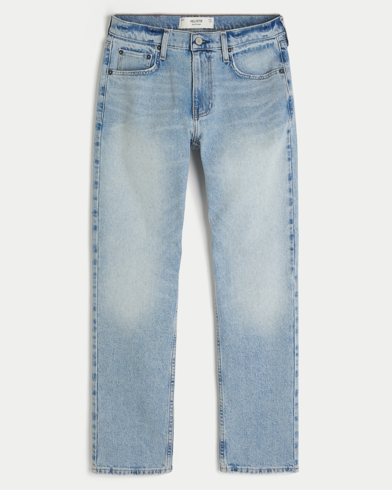 パンツ Slim straight denim Men's Slim Straight Jeans | Men's Bottoms | HollisterCo.com