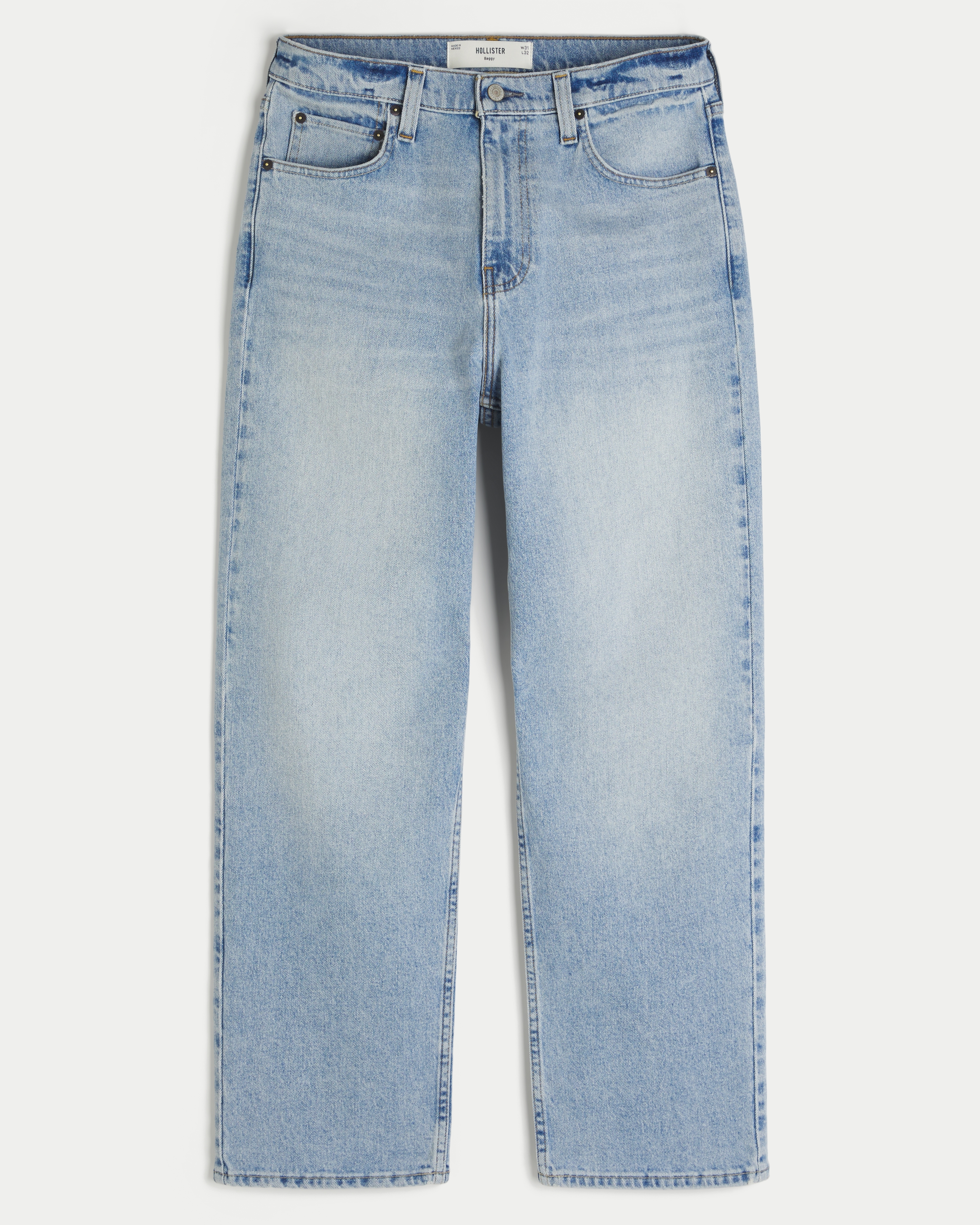 Dark Wash Baggy Painter Jeans