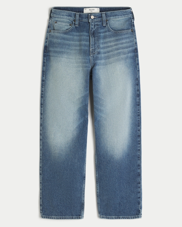 MLVINCE HOLSTER JEANS – INDIGO 30 Men's Indigo Baggy Jeans | Men's Bottoms | HollisterCo.com