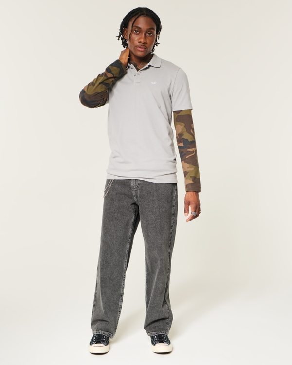 Washed Black Baggy Jeans, Washed Black view 1