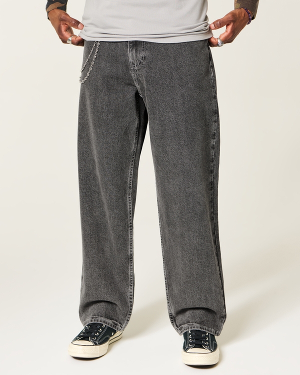 Washed Black Baggy Jeans, Washed Black view 2