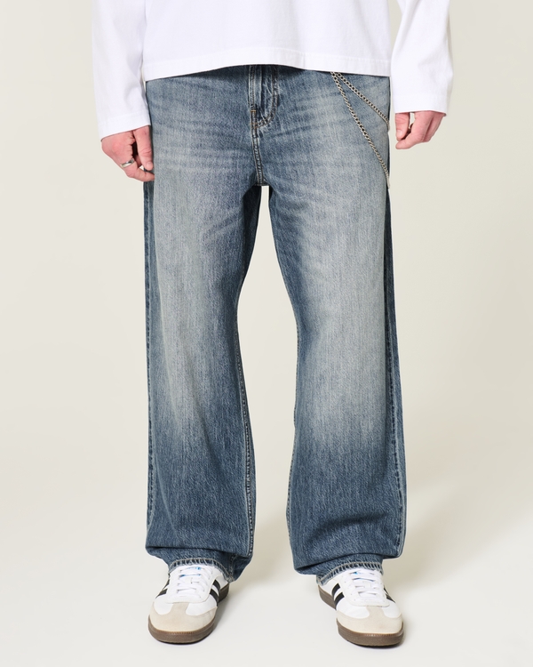 Dark Wash Baggy Jeans, Dark view 2