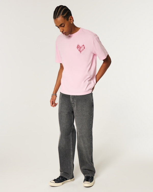 Baggy Jeans, Washed Black view 1