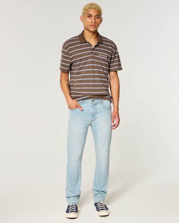 Slim Straight Jeans, Light view 1