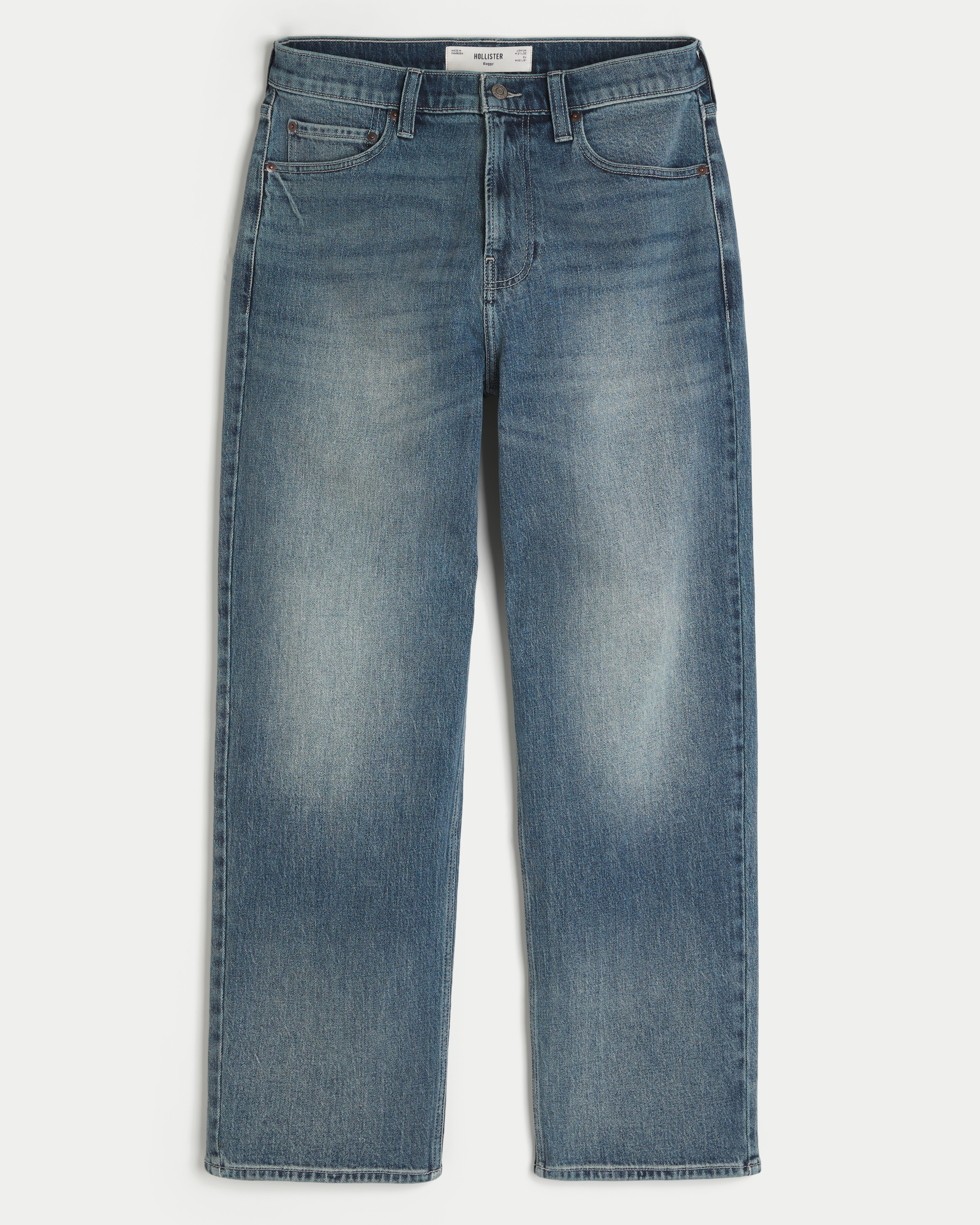 Embroidered Graphic Baggy Jeans