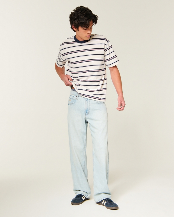 Low-Rise Baggy Jeans, Light view 1