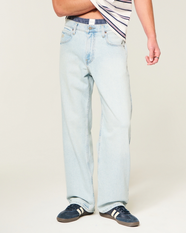 Low-Rise Baggy Jeans, Light view 2