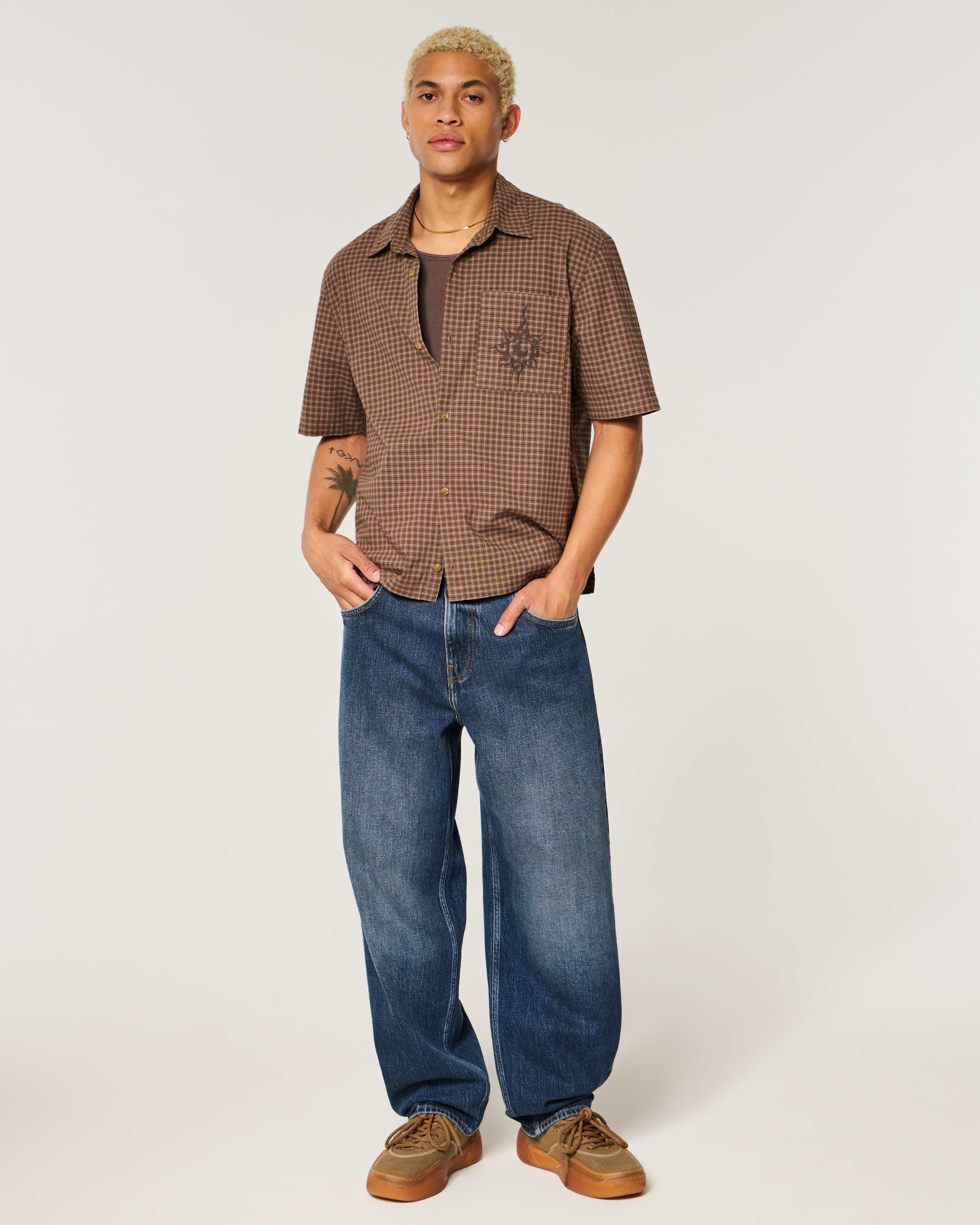 Baggy Skater-Jeans