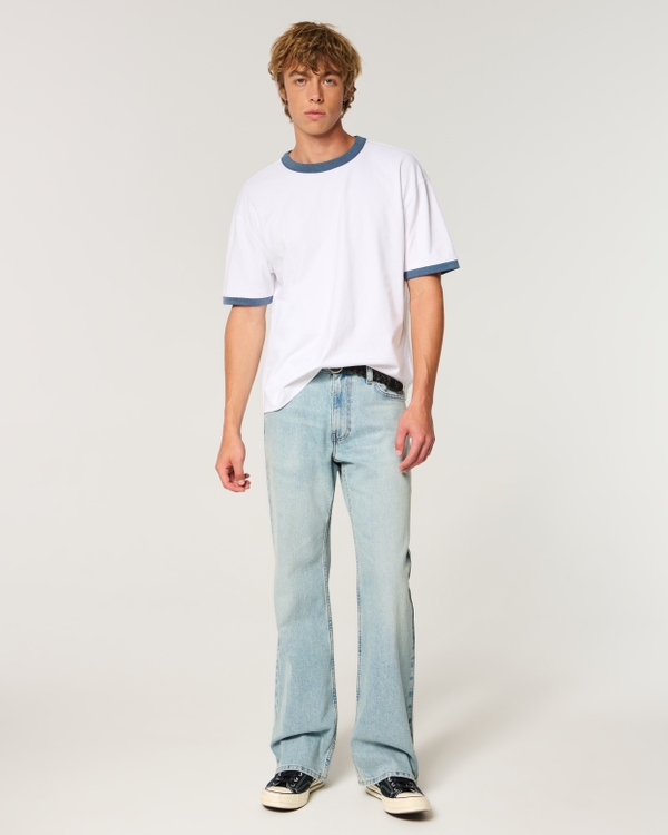 Relaxed Bootcut Jeans, Light Medium view 1