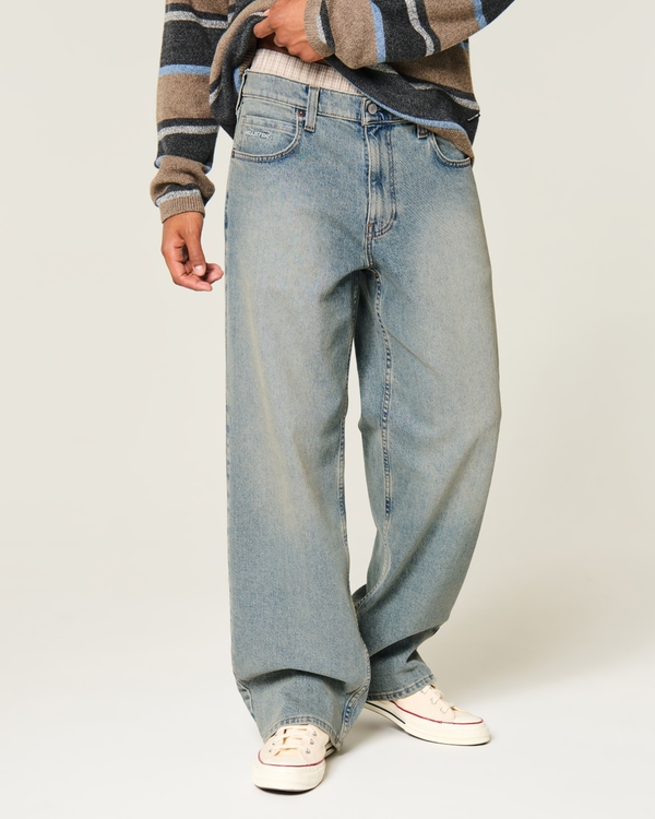 Low-Rise Baggy Jeans, Light view 2
