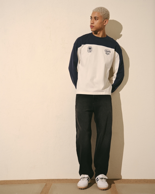 Baggy Jeans, Washed Black view 1