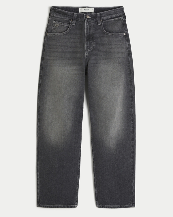 Skater Baggy Jeans, Dark Gray view 1