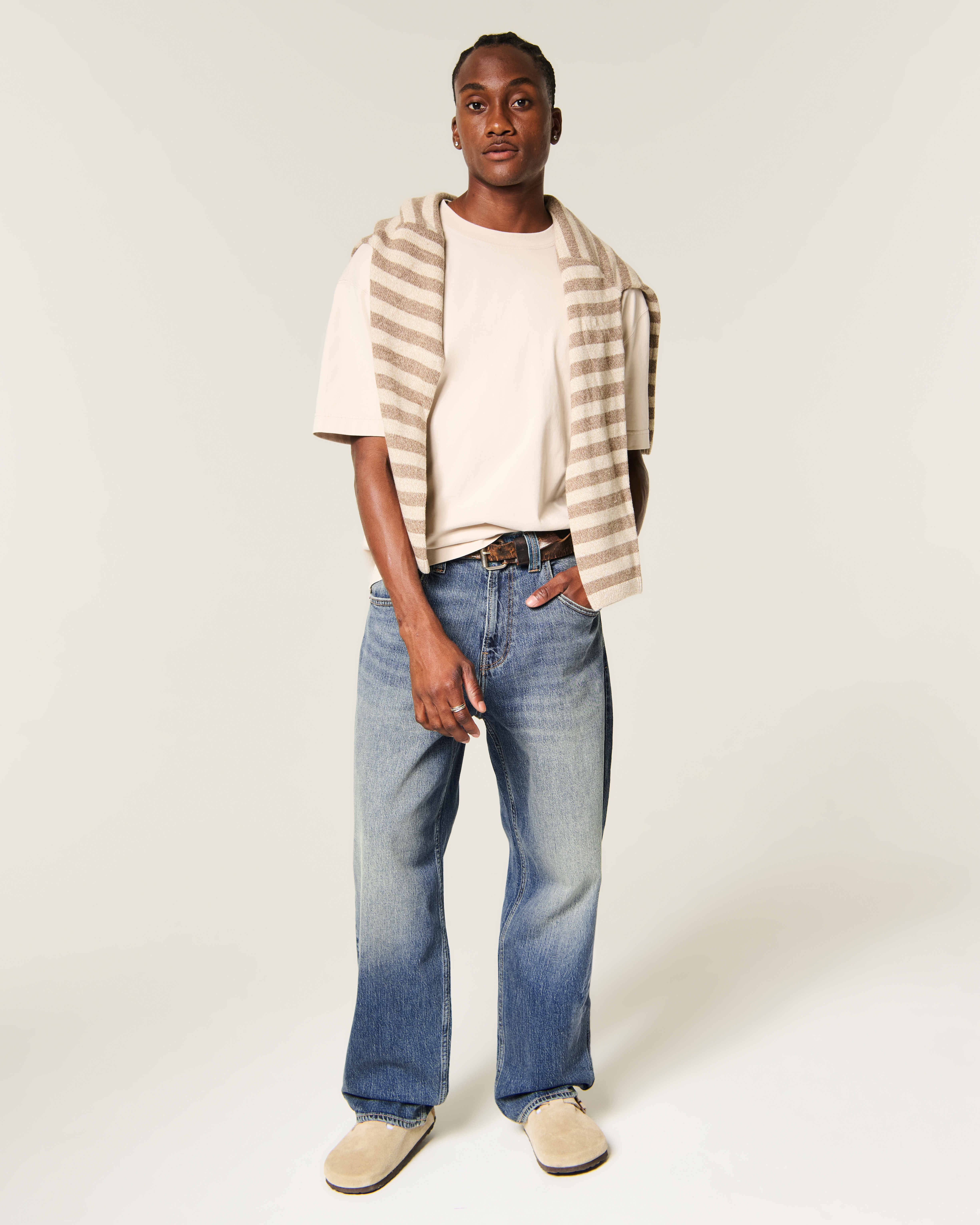 Dragon Graphic Skater Baggy Jeans