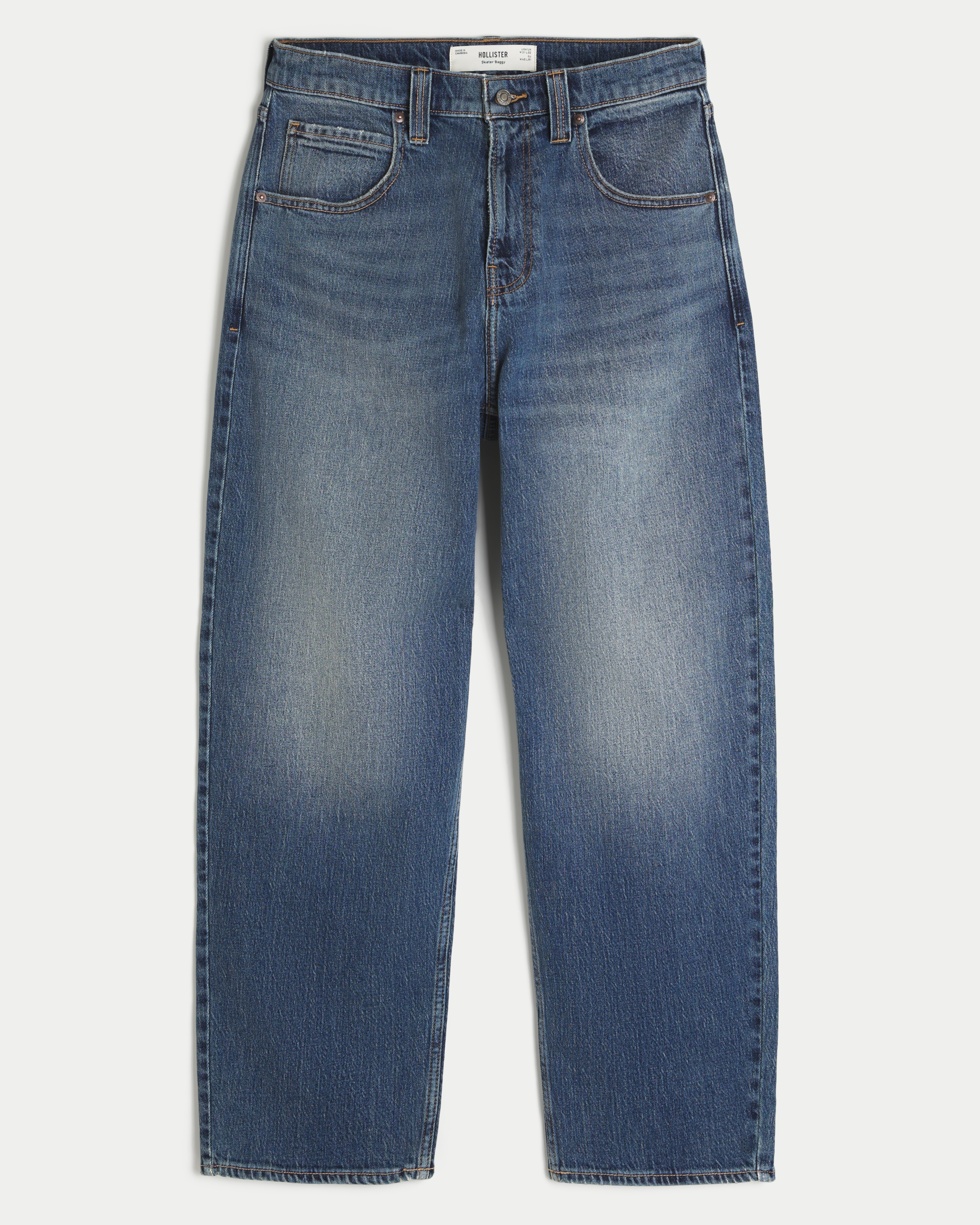 Dragon Graphic Skater Baggy Jeans