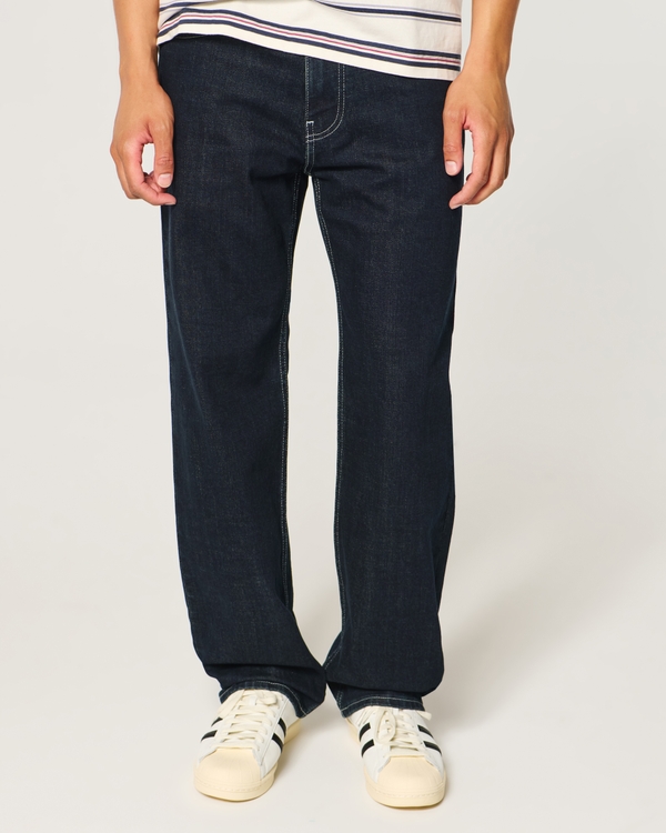 Rinse Wash Relaxed Straight Jeans, Rinse view 2