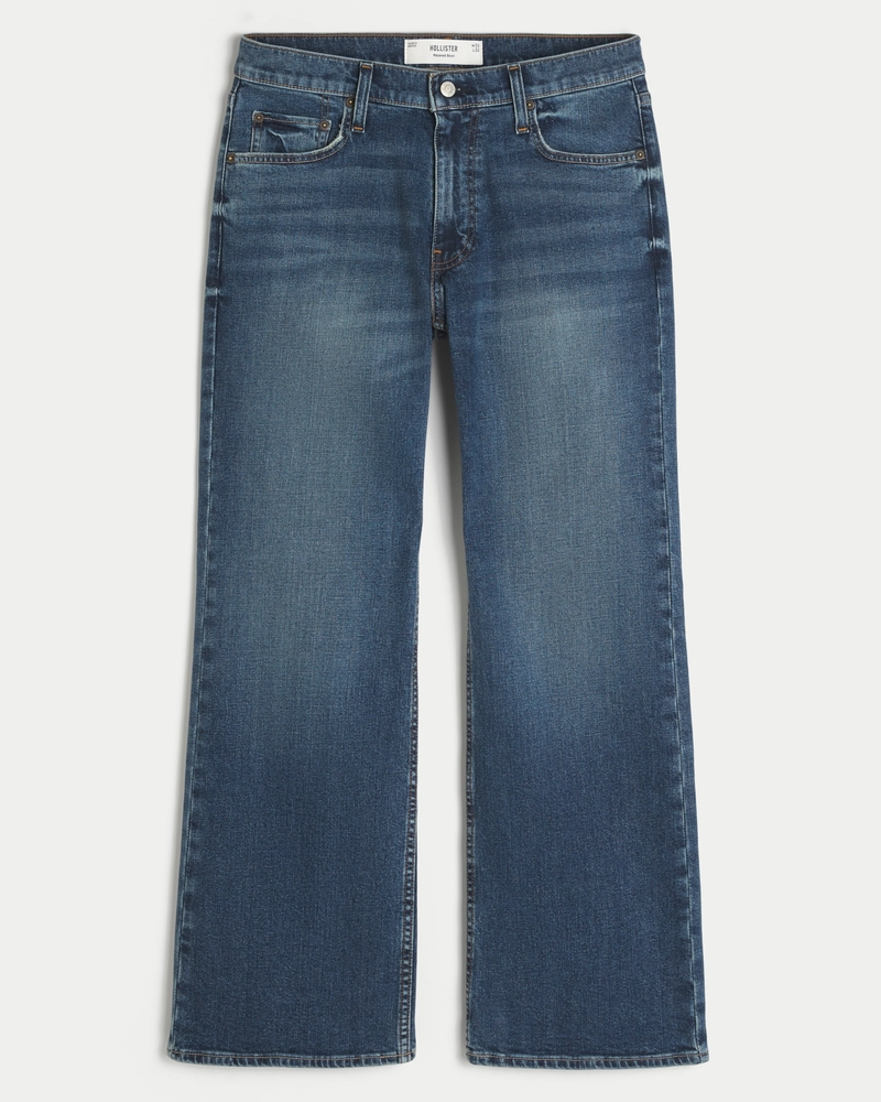 Dark Wash Relaxed Boot Jeans