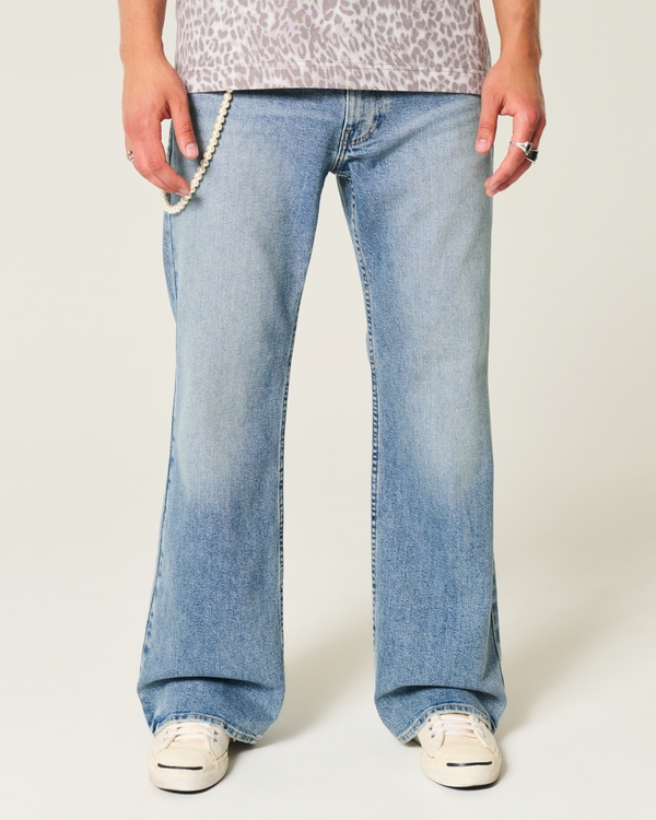 Medium Wash Relaxed Boot Jeans, Medium view 2
