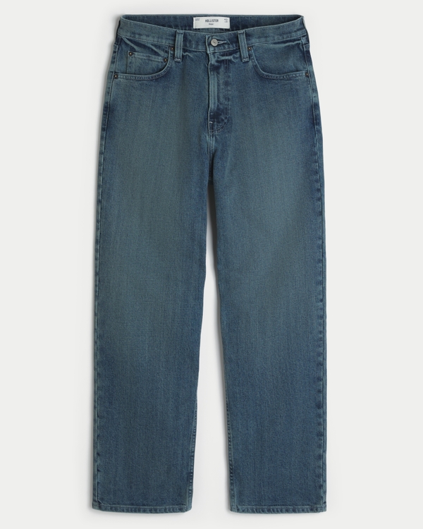 Dark Wash Baggy Jea ns, Dark view 1