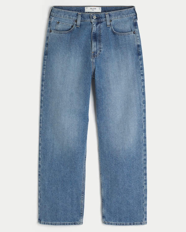 Medium Wash Baggy Jeans, Medium view 1