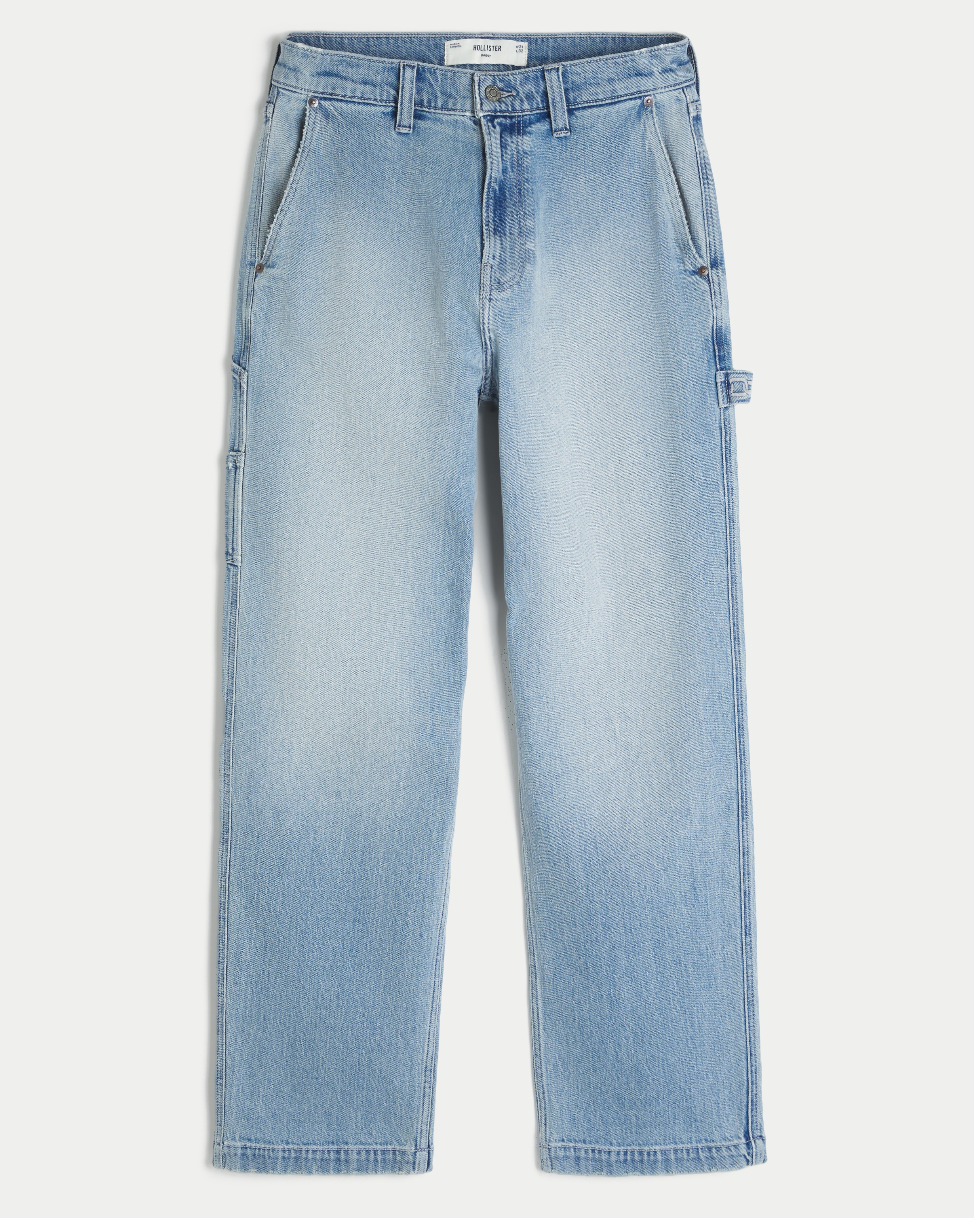 Light Wash Baggy Painter Jeans