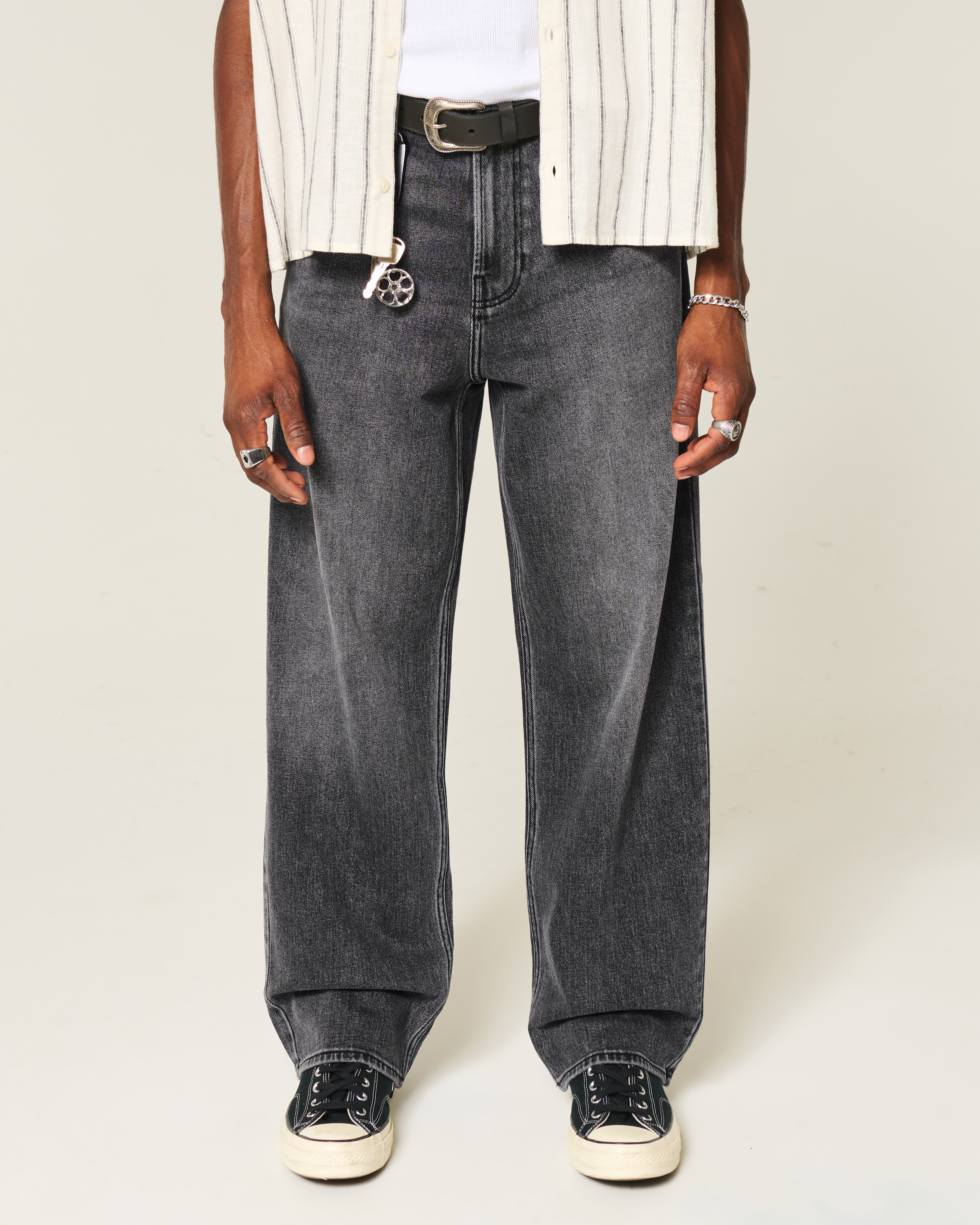 Graphic Baggy Jeans
