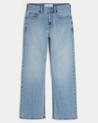 Light Wash Baggy Bootcut Jeans