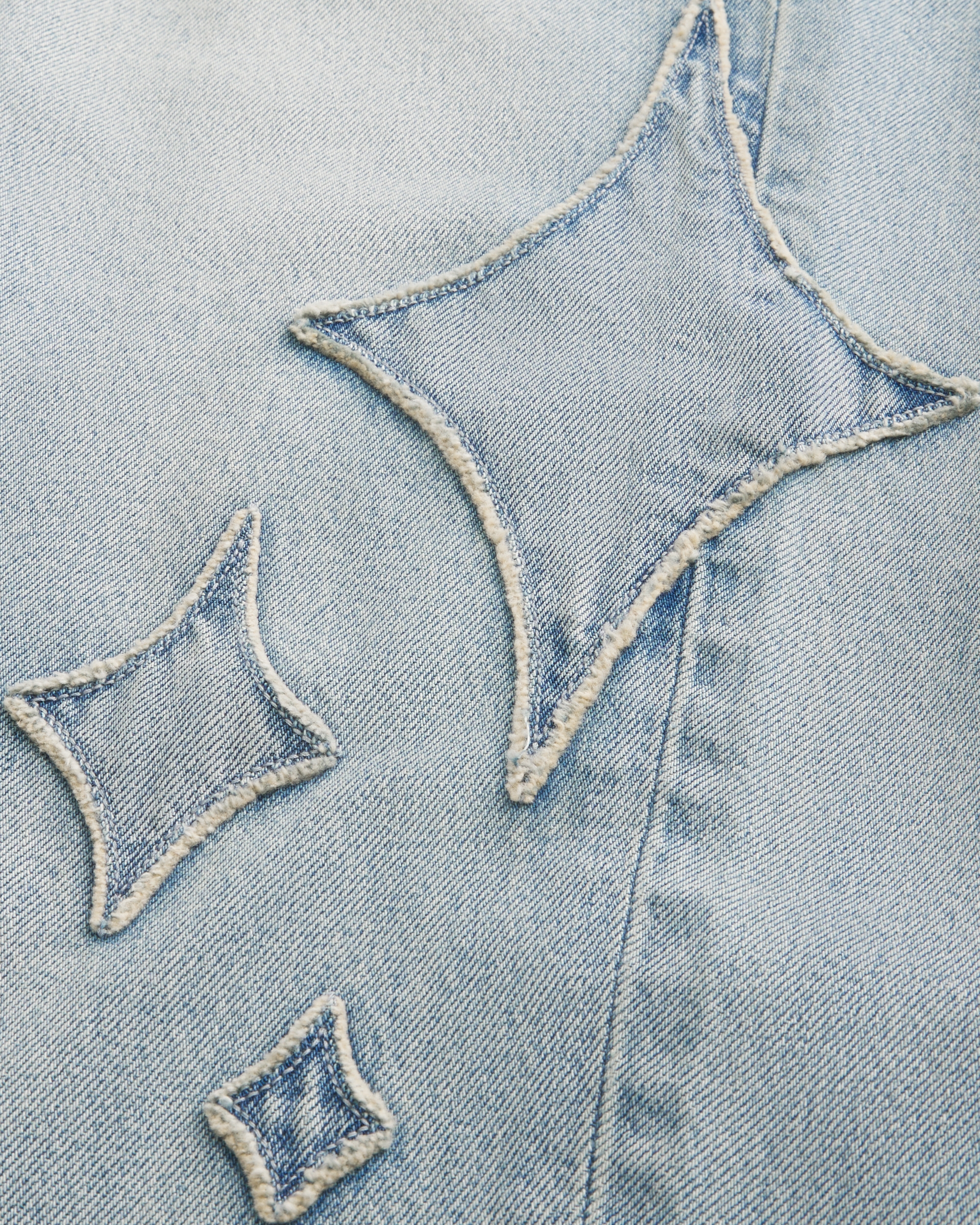 Light Wash Graphic Skater Baggy Jeans