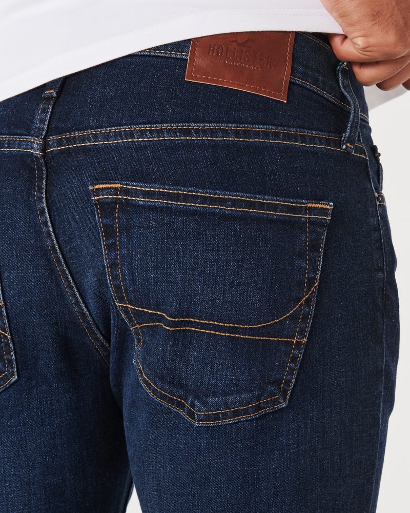 Dark Wash Straight Jeans