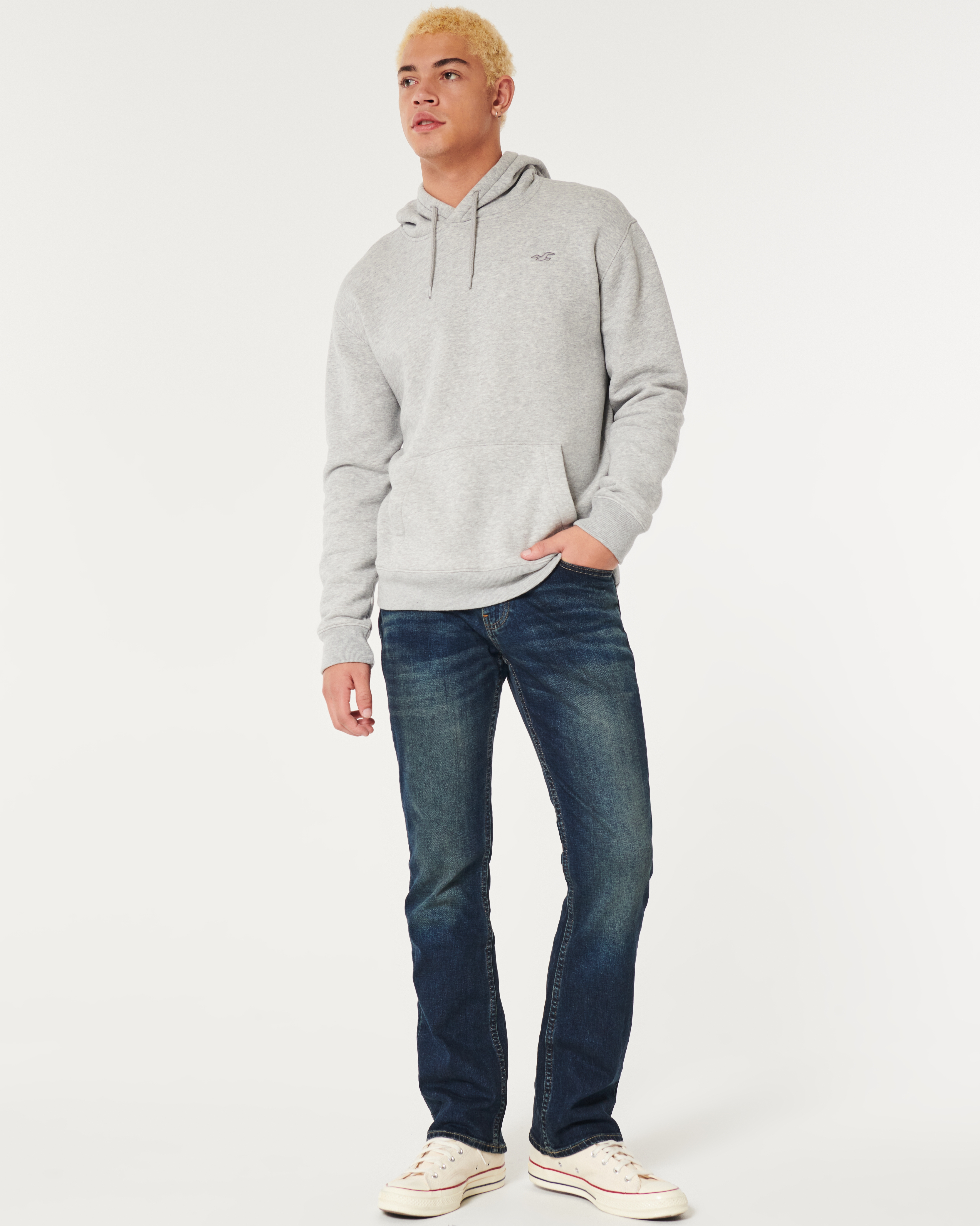 hollister bootcut jeans mens