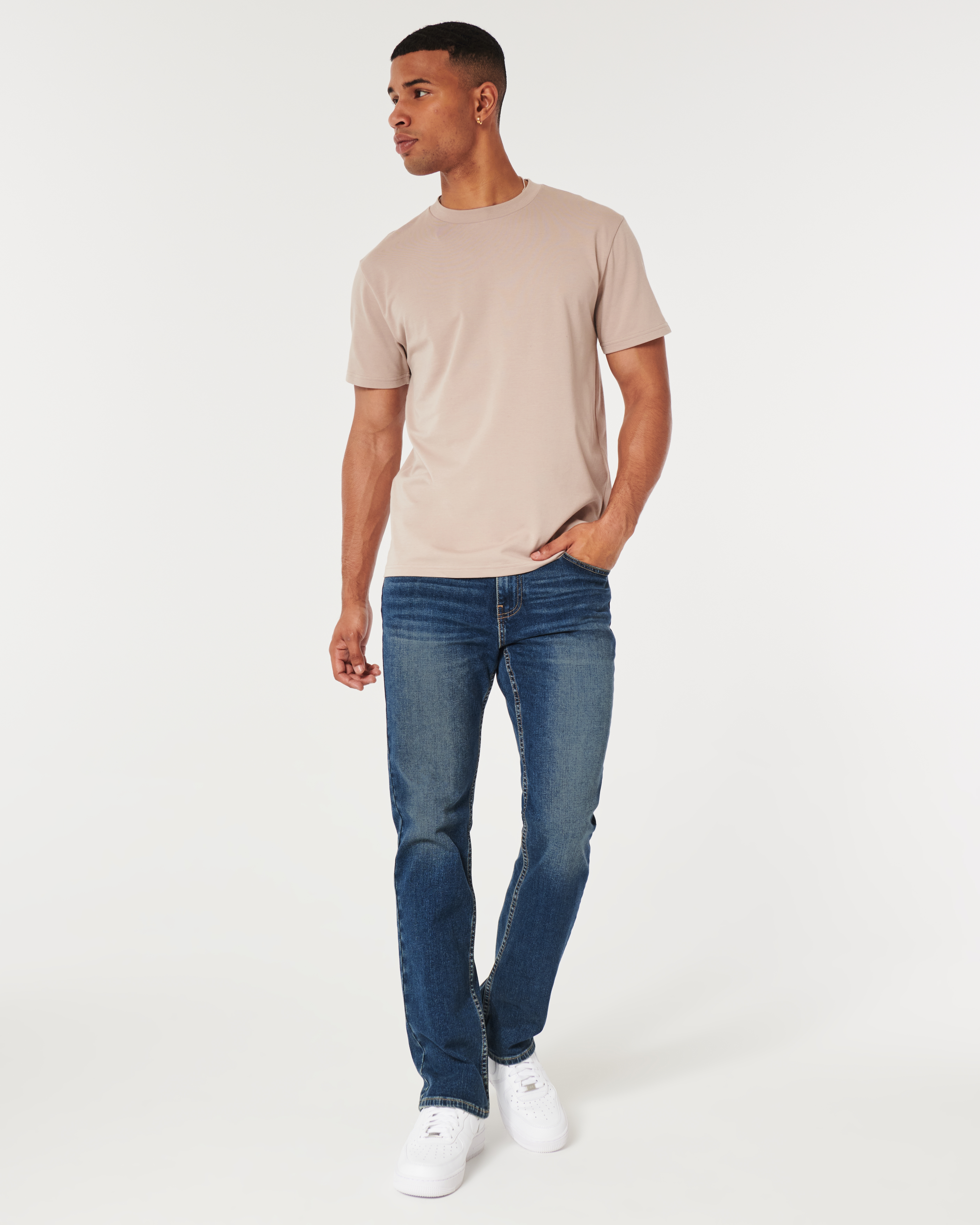 hollister bootcut jeans mens