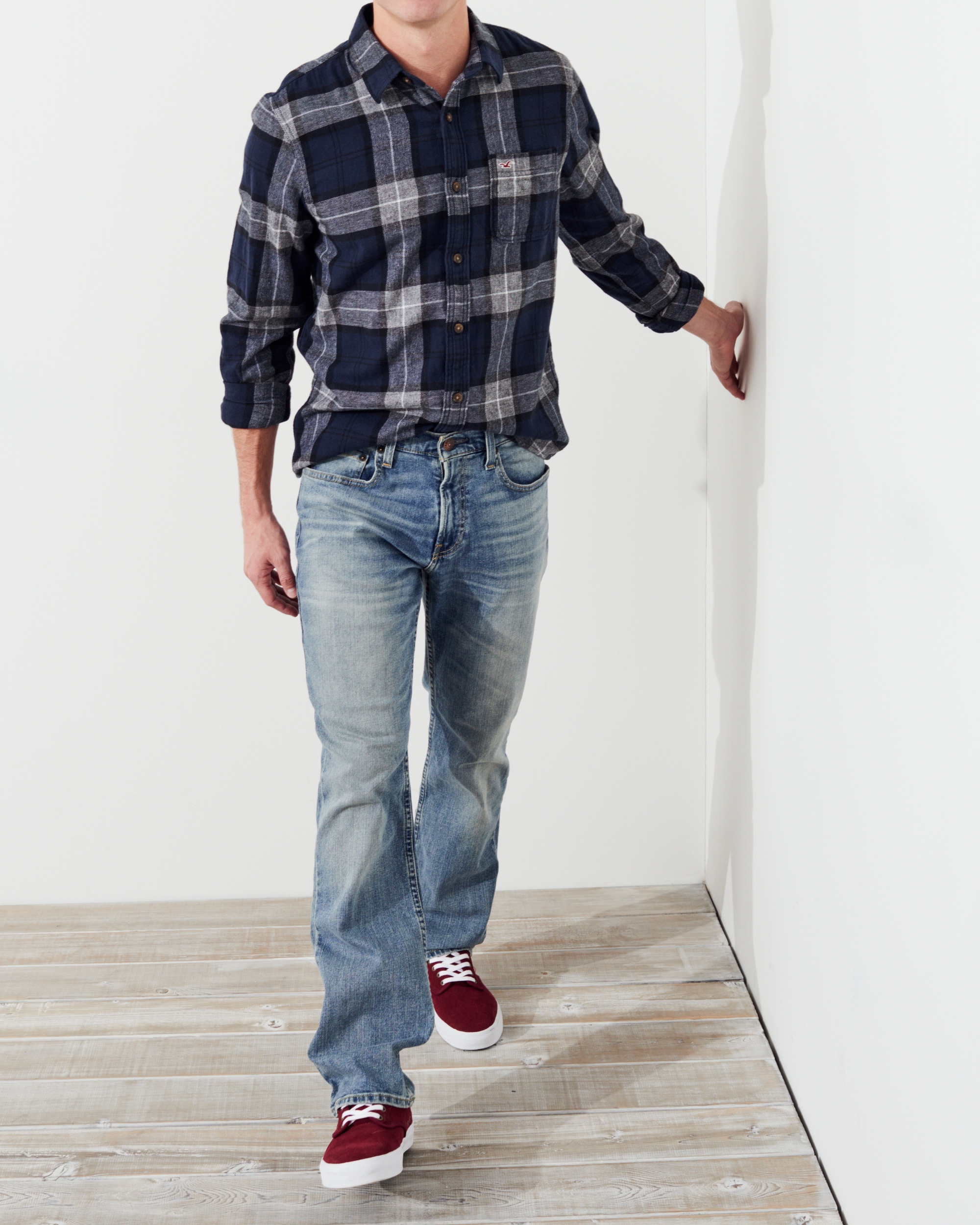 hollister epic flex boot jeans