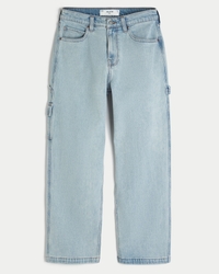Light Wash Baggy Painter Jeans