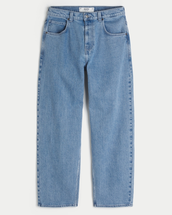 Light Wash Skater Baggy Jeans