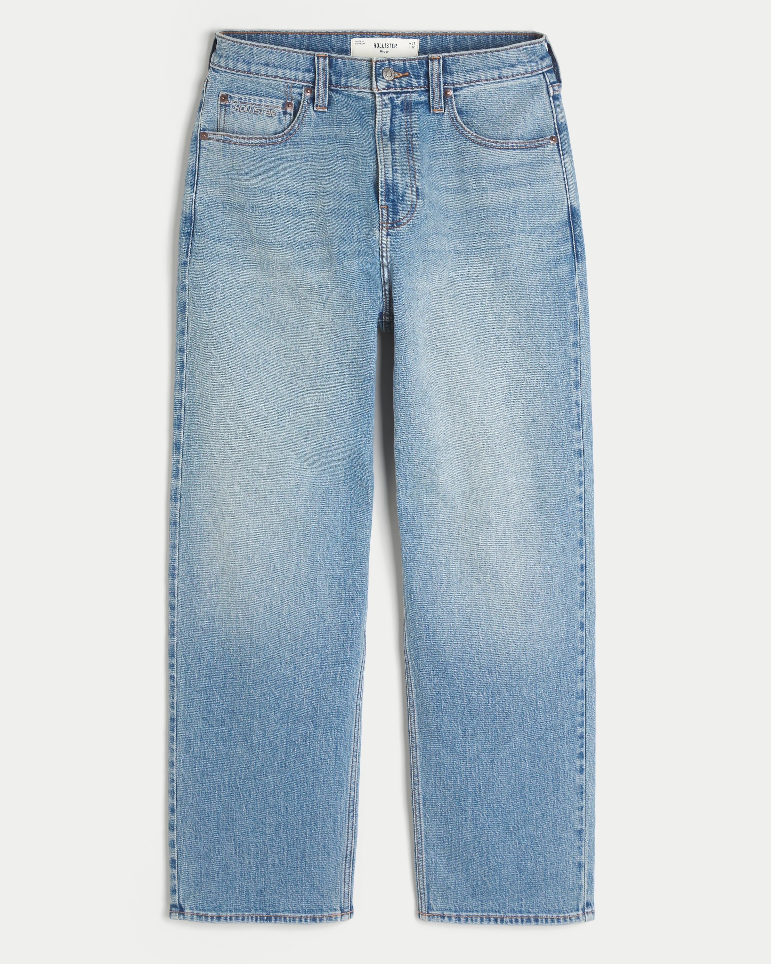 Star Applique Baggy Jeans