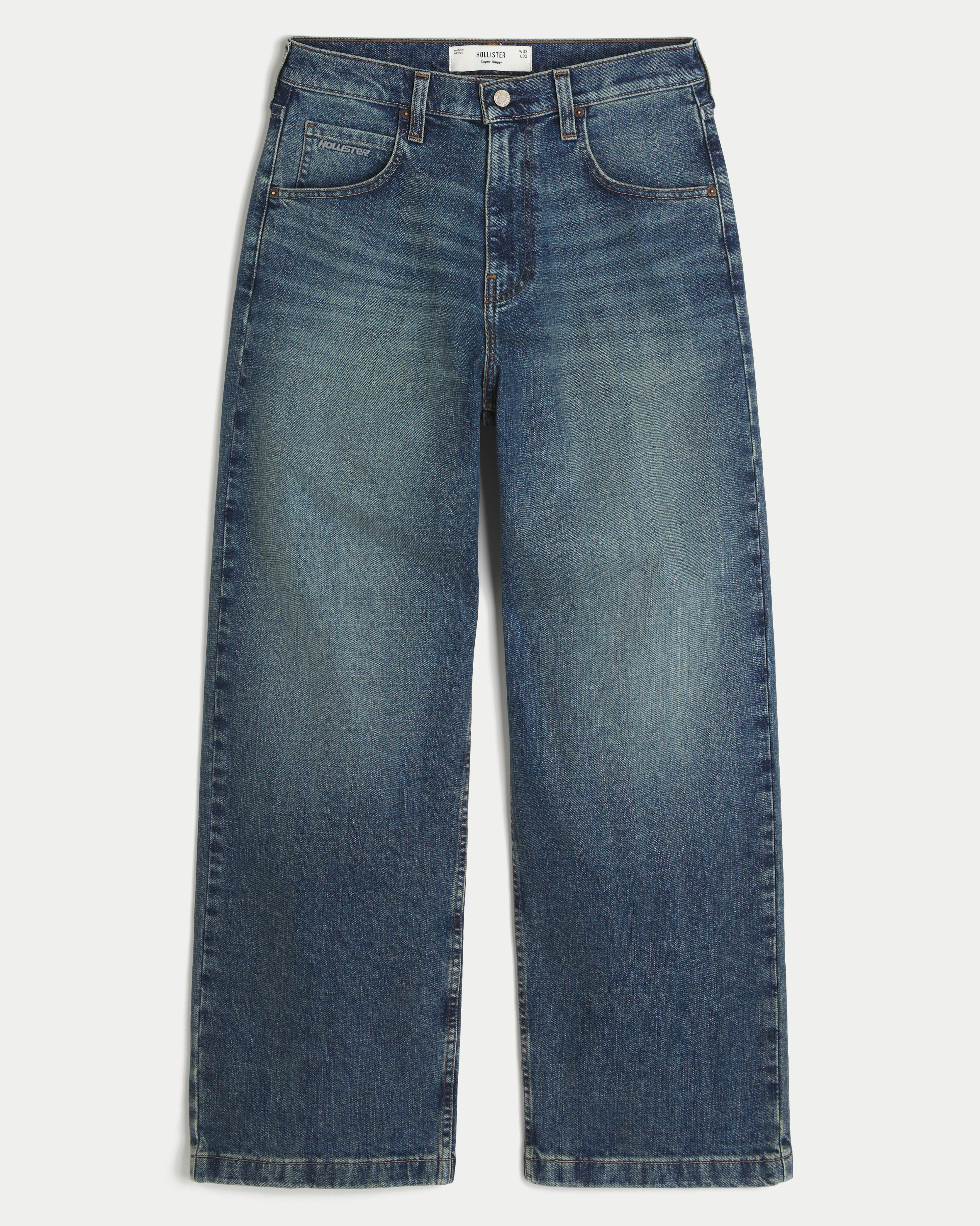 Dark Wash Super Baggy Jeans