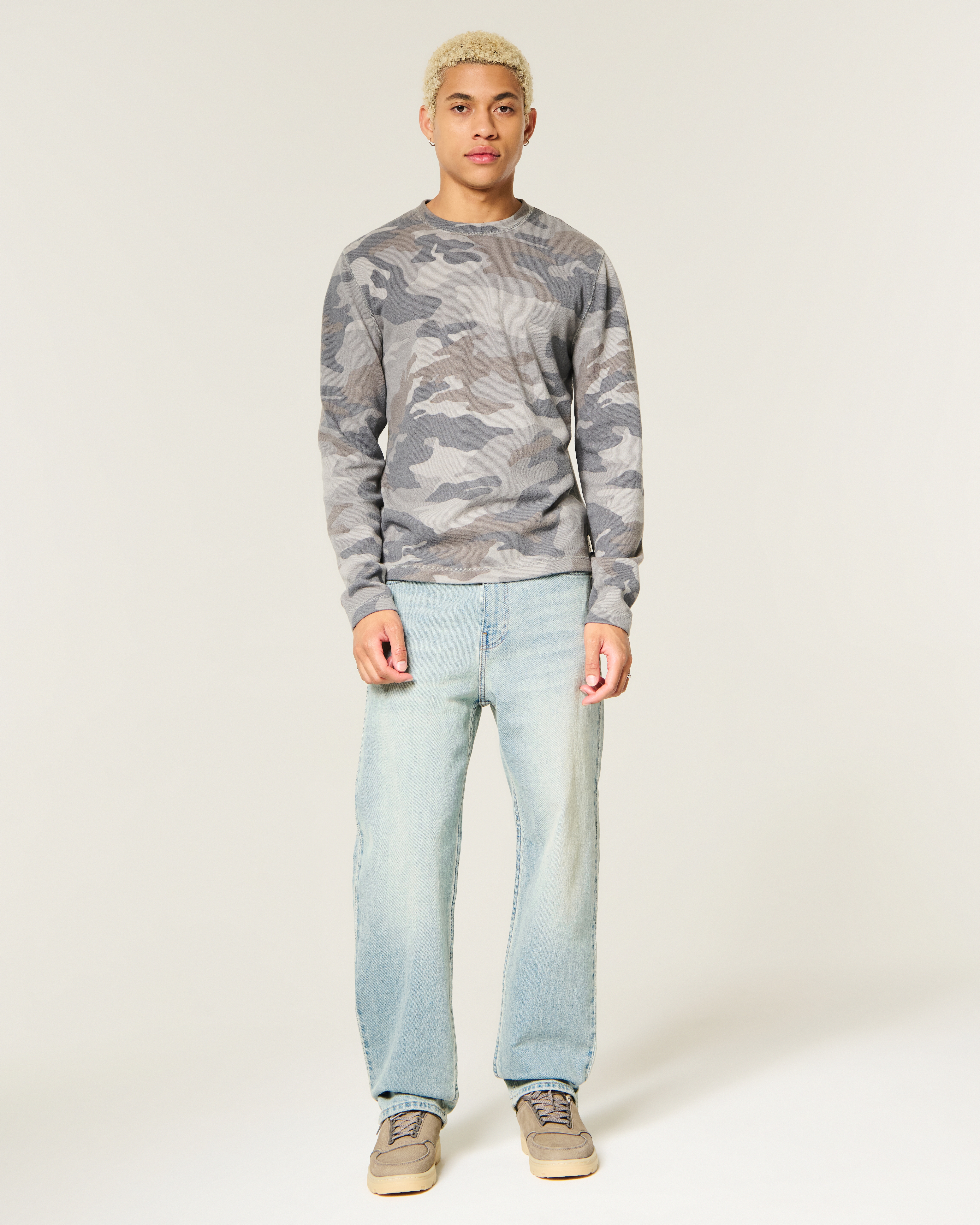 Light Wash Baggy Jeans