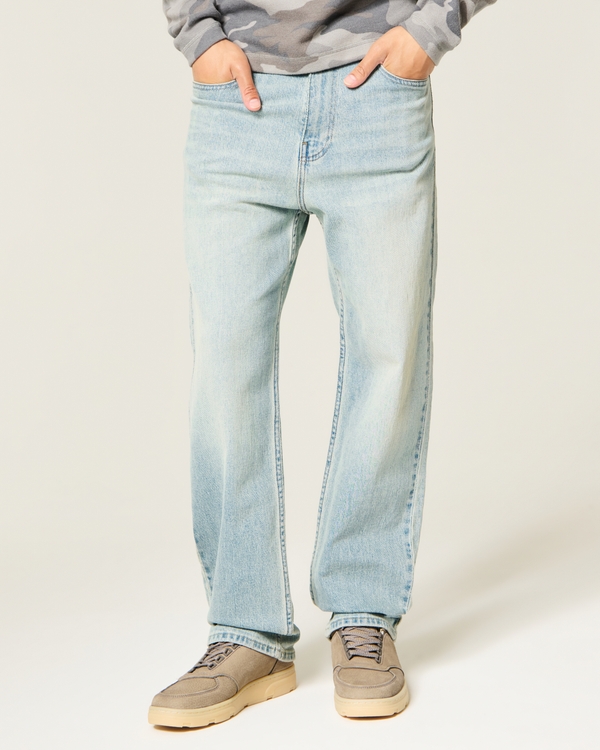 Light Wash Baggy Jeans, Light view 2