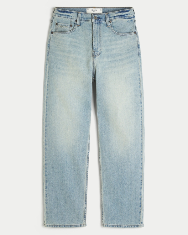 Light Wash Baggy Jeans, Light view 1
