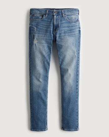 Hollister white ripped jeans 2025