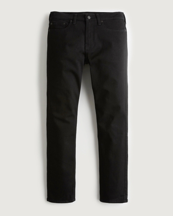 Black straight jeans mens outlet