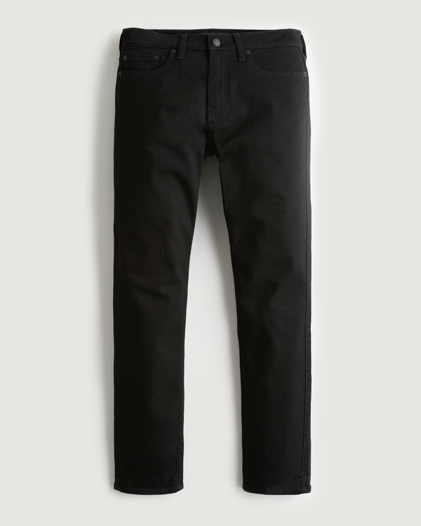 Maladroit Akvarium forbinde Men's Black No Fade Slim Straight Jeans | Men's Bottoms | HollisterCo.com