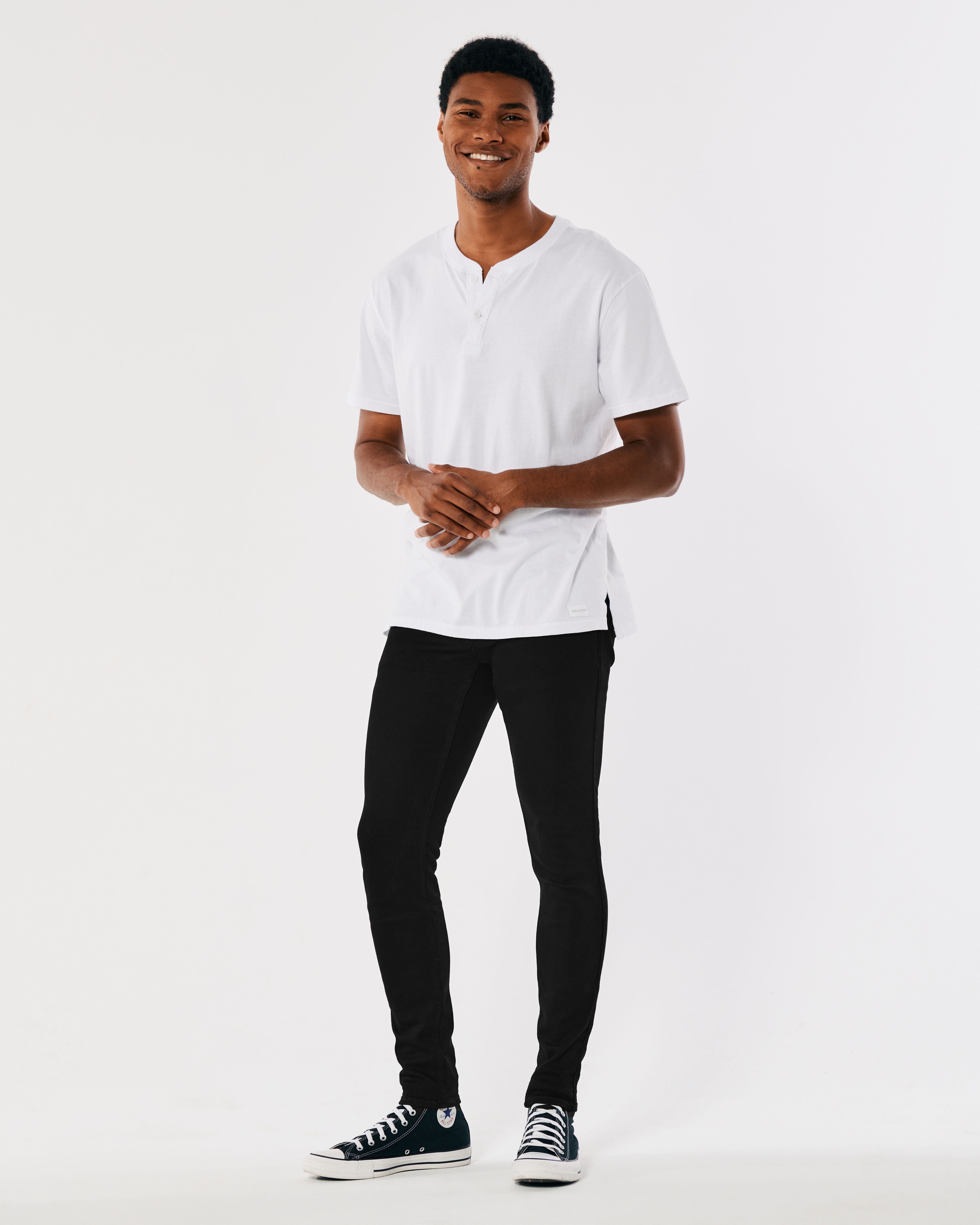 Hollister Skinny Jeans Black Brushed Advanced Stretch