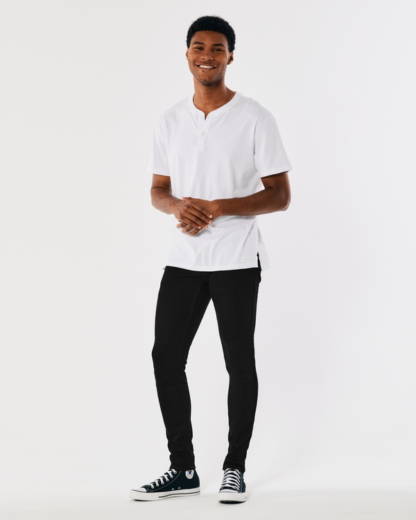 Hollister jeans best sale super skinny mens